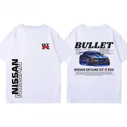 T-SHIRT BULLET NISSAN SKYLINE GTR R34