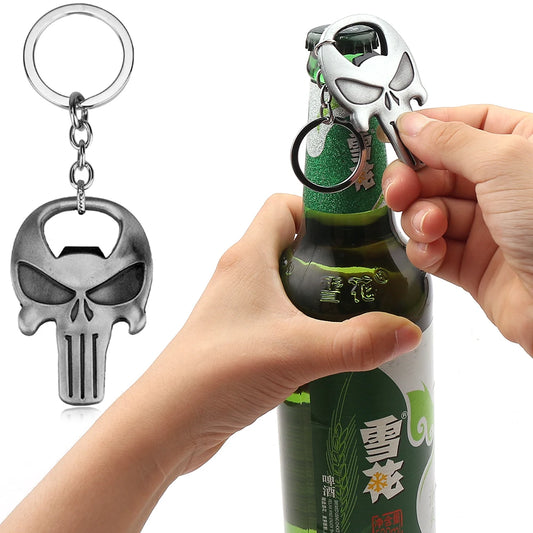 The Punisher Skull Keychain