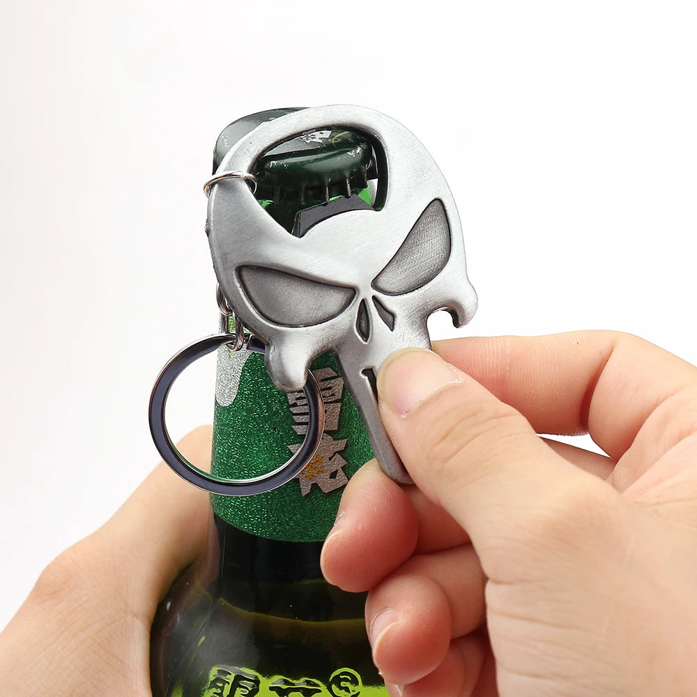 The Punisher Skull Keychain
