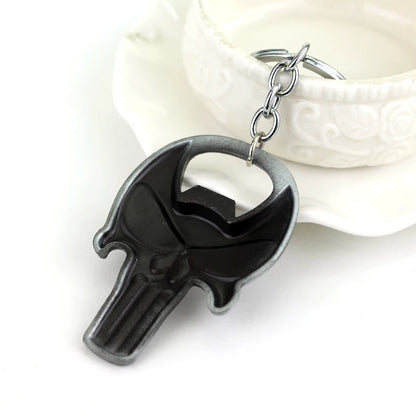 The Punisher Skull Keychain