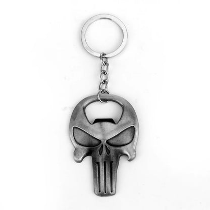 The Punisher Skull Keychain